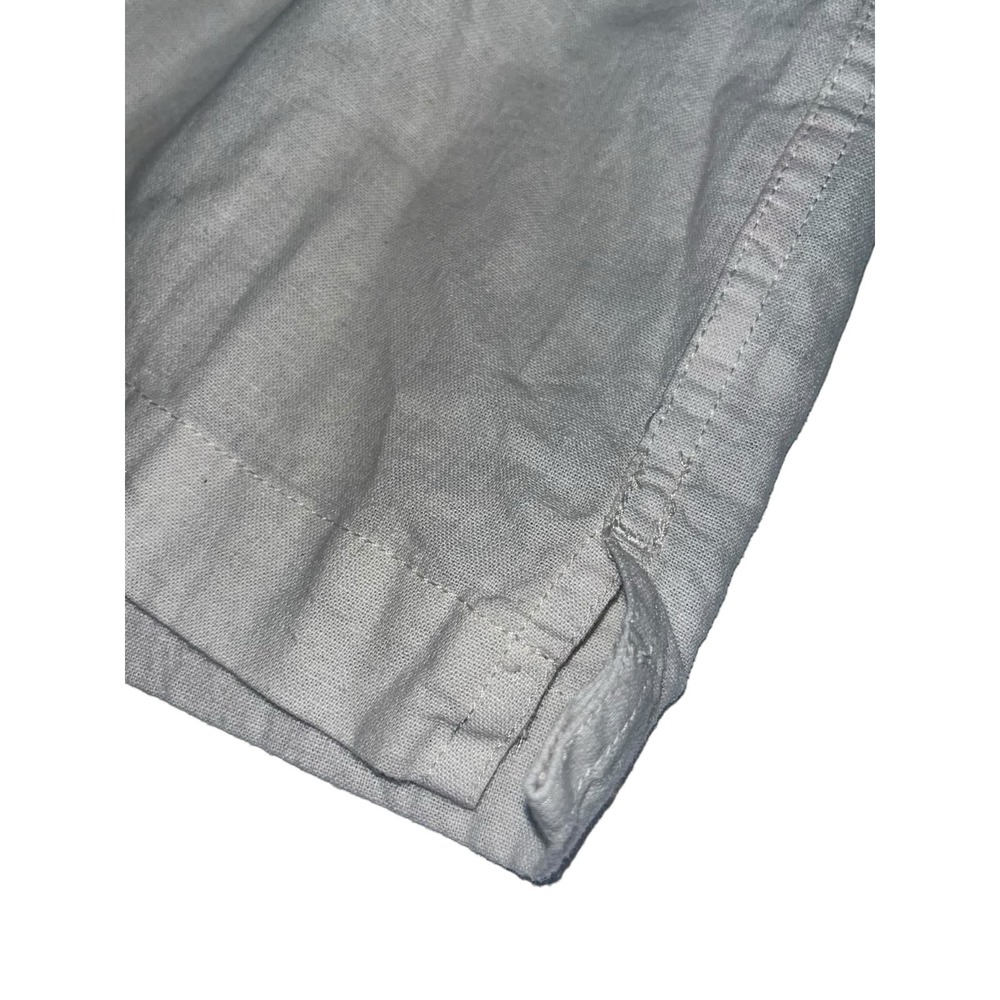 TAILOR VINTAGE Puretec Linen Cotton Cabana Camp Shirt | Mens L, Tan Stone $98 - Picture 6 of 9